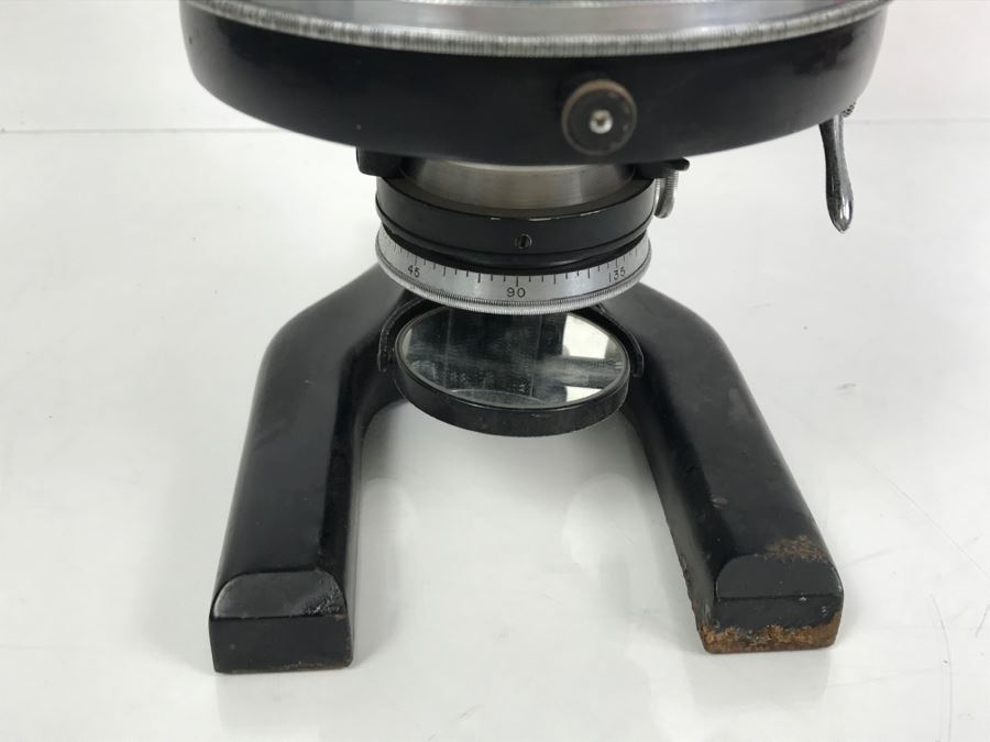 Spencer Buffalo USA Scientific Microscope Heavy Duty S/N 235316 With Princeton University Tag From Kenneth S. Deffeyes Princeton PhD Geologist [Photo 9]