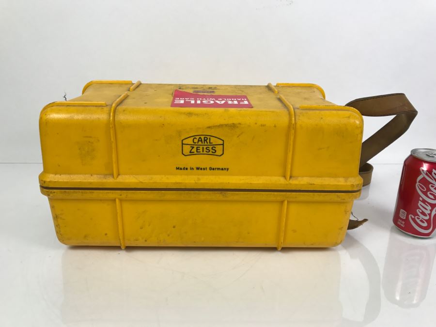 Carl Zeiss West Germany TH2 Theodolite No. 108044 With Yellow Case [Photo 3]