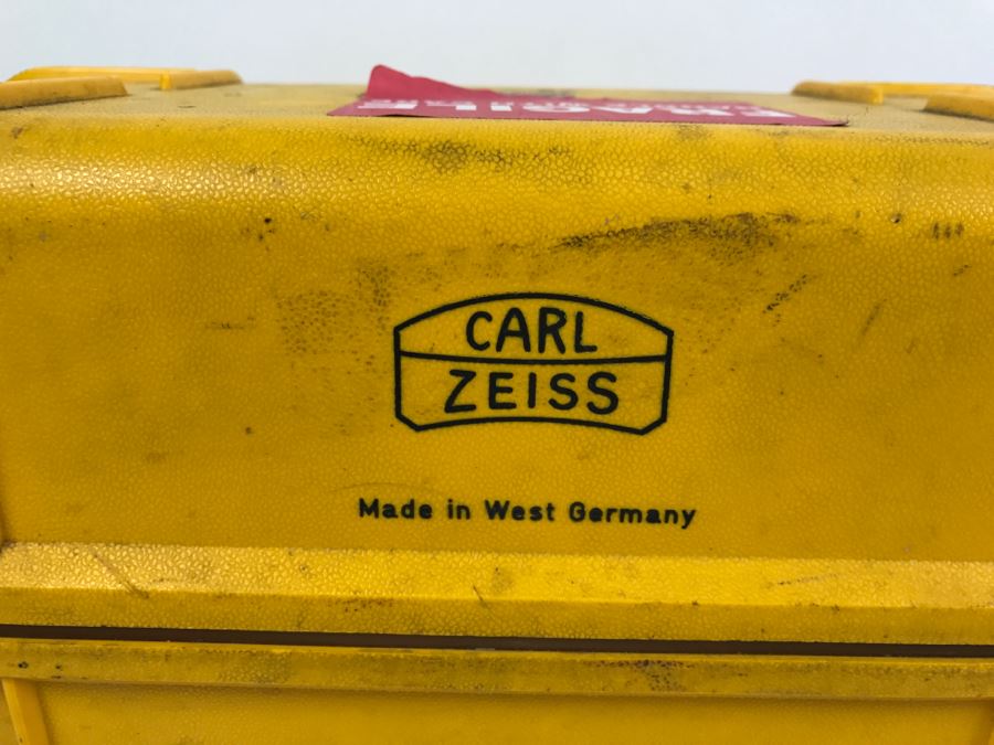 Carl Zeiss West Germany TH2 Theodolite No. 108044 With Yellow Case [Photo 5]