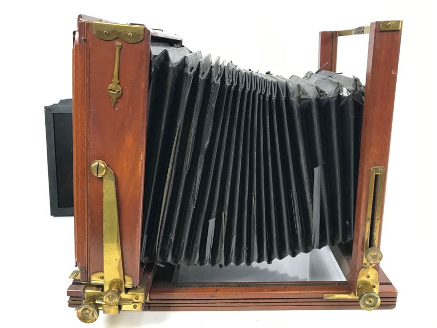Vintage Eastman View No. 2 Wood And Brass Bellows Camera Improved Model Of Century View And Empire State No. 2 Eastman Kodak [Photo 27]
