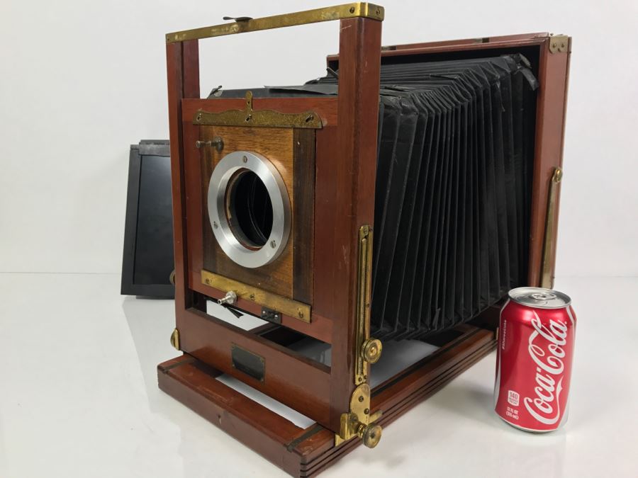 Vintage Eastman View No. 2 Wood And Brass Bellows Camera Improved Model Of Century View And Empire State No. 2 Eastman Kodak [Photo 14]