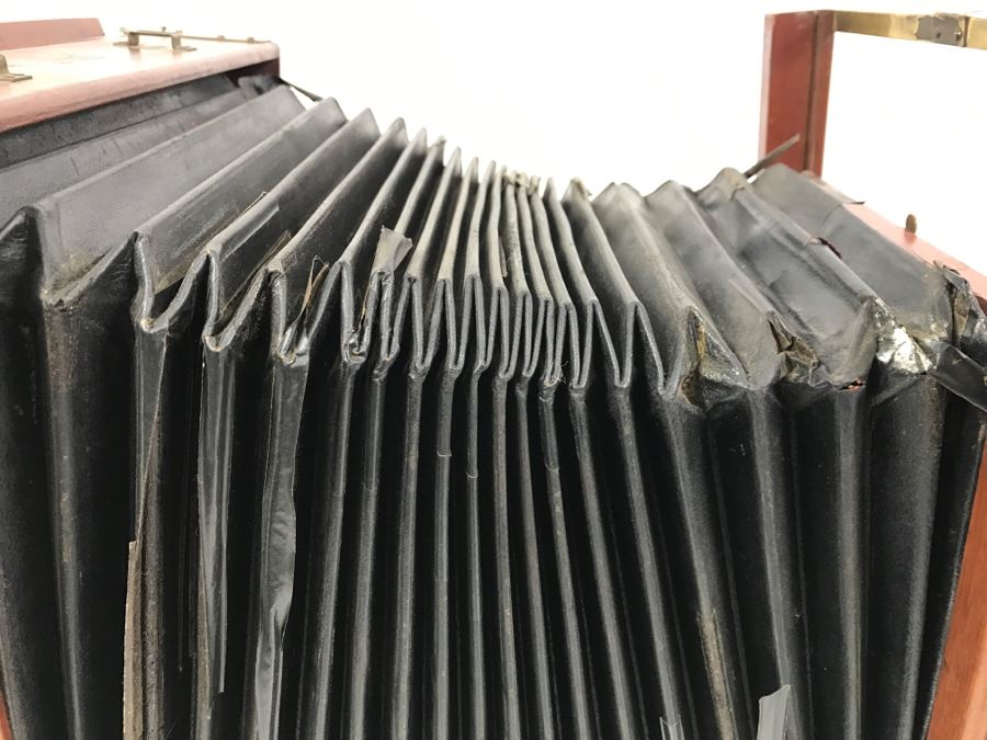 Vintage Eastman View No. 2 Wood And Brass Bellows Camera Improved Model Of Century View And Empire State No. 2 Eastman Kodak [Photo 30]