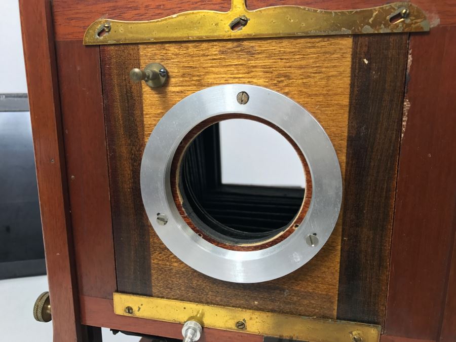 Vintage Eastman View No. 2 Wood And Brass Bellows Camera Improved Model Of Century View And Empire State No. 2 Eastman Kodak [Photo 15]