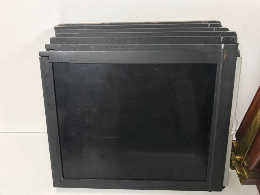 Vintage Eastman View No. 2 Wood And Brass Bellows Camera Improved Model Of Century View And Empire State No. 2 Eastman Kodak [Photo 21]