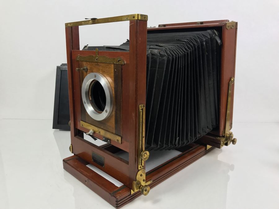 Vintage Eastman View No. 2 Wood And Brass Bellows Camera Improved Model Of Century View And Empire State No. 2 Eastman Kodak [Photo 13]