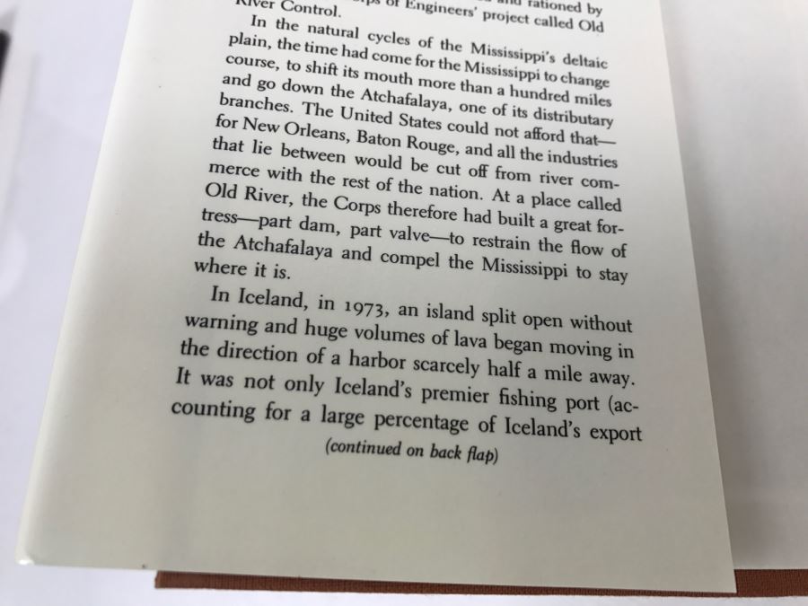 Hardcover Book 'The Control Of Nature' Handsigned And Personalized By John McPhee First Edition 1989 See Details [Photo 6]