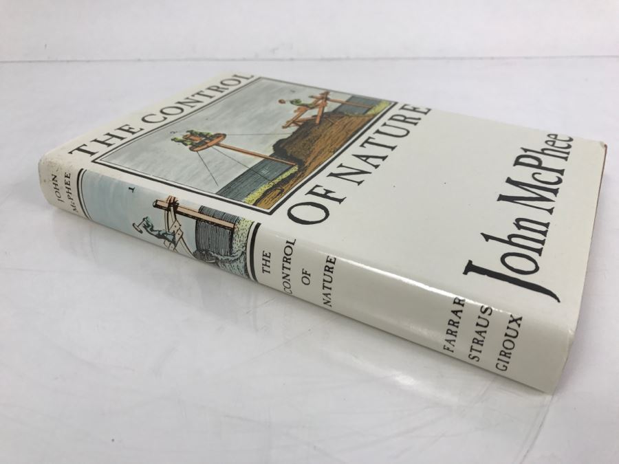 Hardcover Book 'The Control Of Nature' Handsigned And Personalized By John McPhee First Edition 1989 See Details [Photo 3]