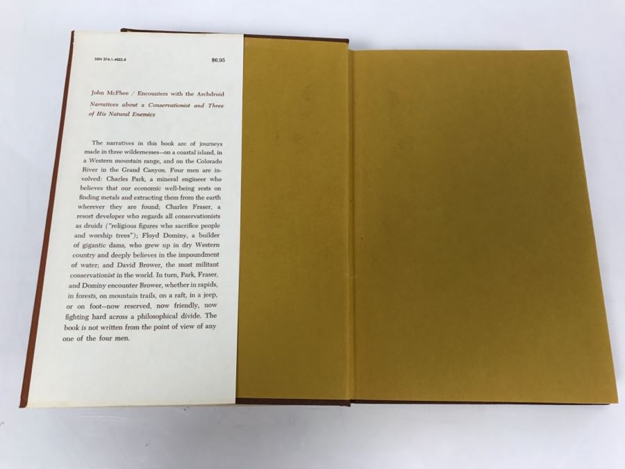 Hardcover book encounters with the archdruid narratives about a
