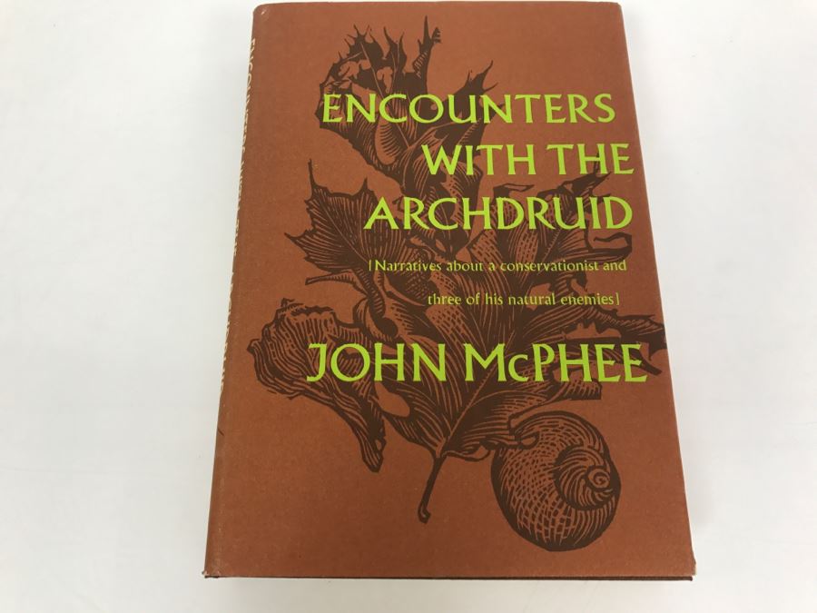 Hardcover book encounters with the archdruid narratives about a