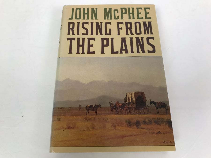 Hardcover Book 'Rising From The Plains' By John McPhee Handsigned And Personalized By John McPhee First Edition 1986 See Details [Photo 2]