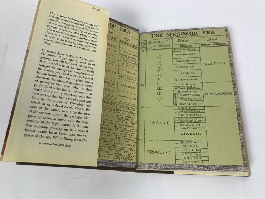 Hardcover Book 'Rising From The Plains' By John McPhee Handsigned And Personalized By John McPhee First Edition 1986 See Details [Photo 6]