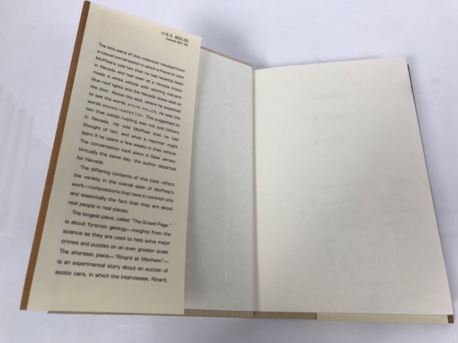 Hardcover Book 'Irons In The Fire' By John McPhee First Edition 1997 Handsigned, Sketch And Personalized By John McPhee See Details [Photo 5]
