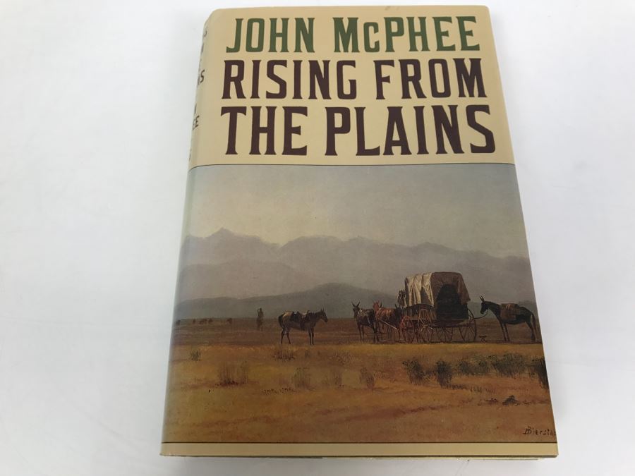 Hardcover Book 'Rising From The Plains' By John McPhee First Edition 1986 Personalized And Signed By John McPhee See Details [Photo 2]