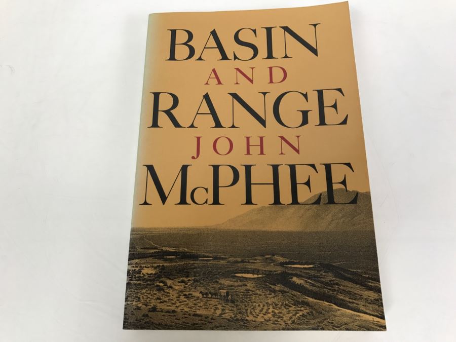 Paperback Book 'Basin And Range' By John McPhee Fourth Printing 1982 Handsigned And Personalized By John McPhee See Details [Photo 2]