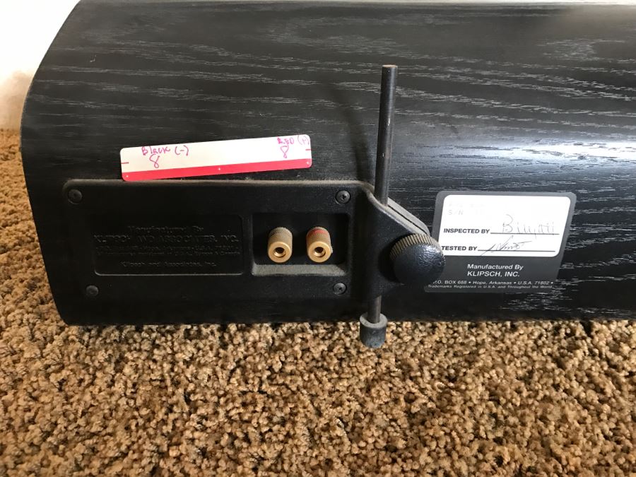 JUST ADDED - KLIPSCH KV2 Center Speaker Black Satin [Photo 6]