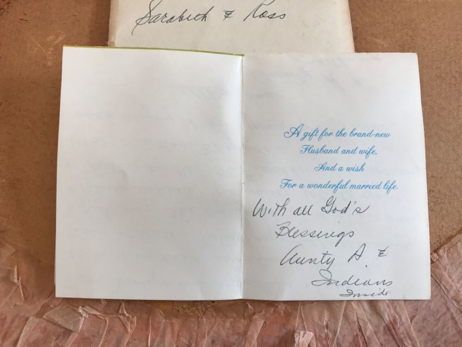 JUST ADDED - Vintage Dried Flower Arrangement In Vintage Domed Glass Frame [Photo 10]