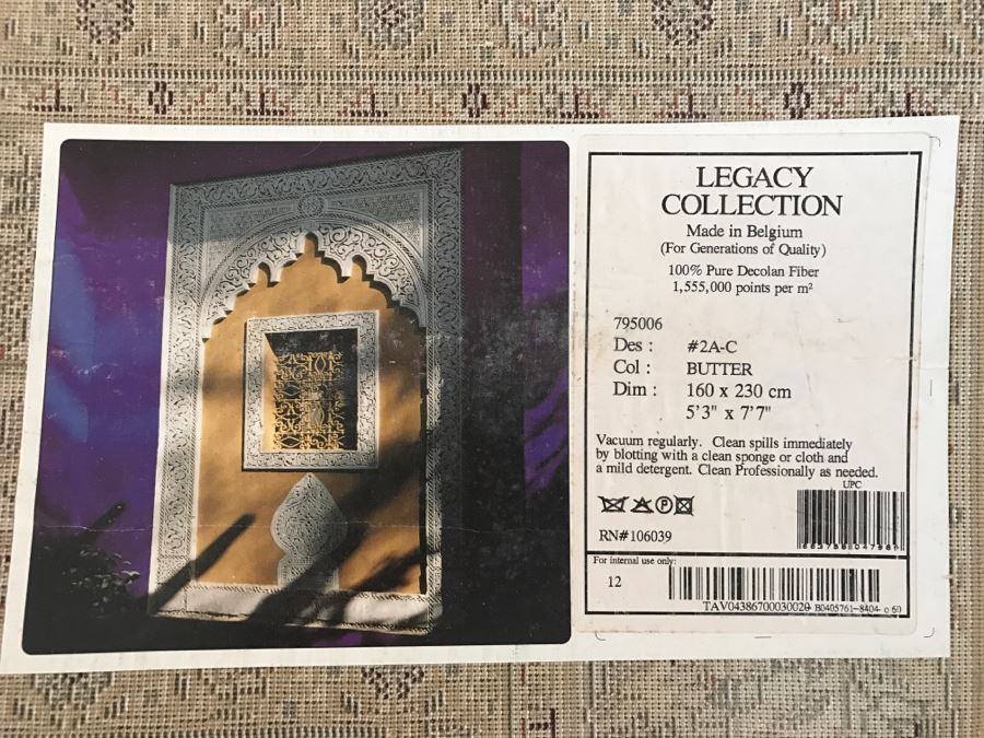 JUST ADDED - Synthetic Belgium Area Rug Legacy Collection 5'3' X 7'7' [Photo 10]