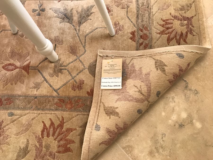 JUST ADDED - Abbyson Handmade Area Rug 100% Wool 6' X 9' Retails For $999 [Photo 12]