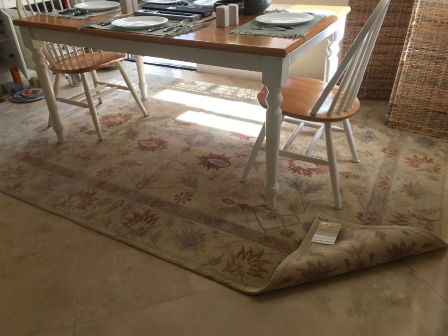 JUST ADDED - Abbyson Handmade Area Rug 100% Wool 6' X 9' Retails For $999 [Photo 11]