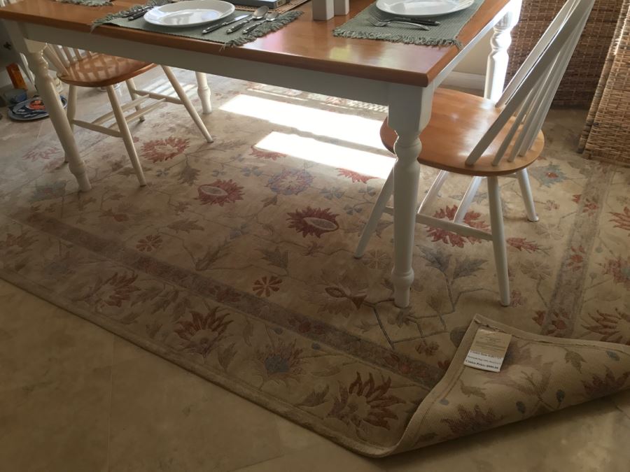 JUST ADDED - Abbyson Handmade Area Rug 100% Wool 6' X 9' Retails For $999 [Photo 10]