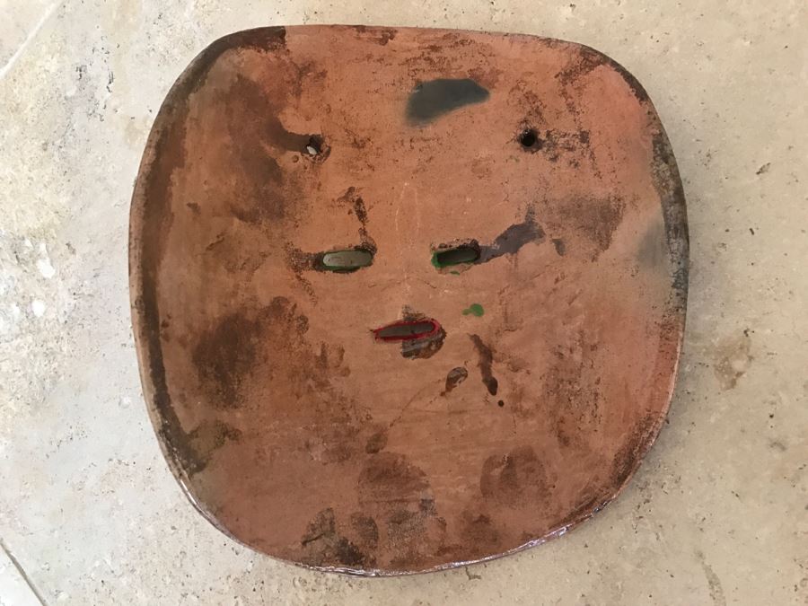 JUST ADDED - Handpainted Peruvian Clay Mask [Photo 6]