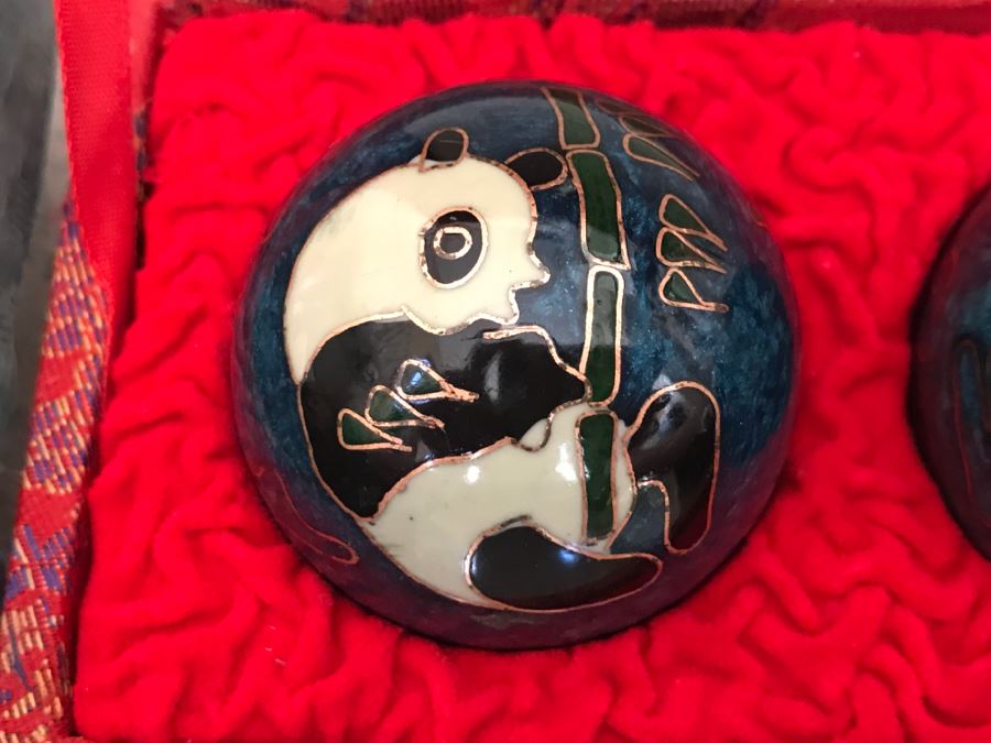 JUST ADDED - (3) Pairs Of Vintage Chinese Baoding Balls [Photo 6]
