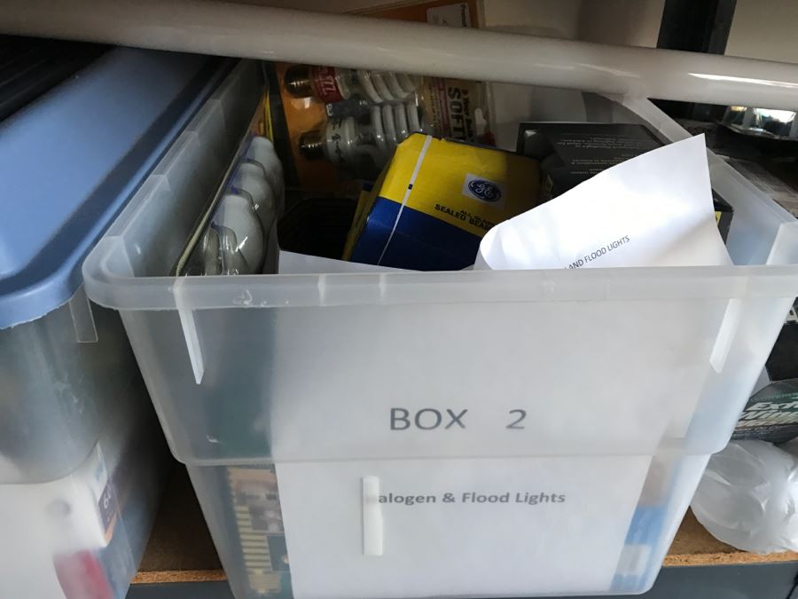 JUST ADDED - Contents Of Everything On Second Shelves From The Right (5 Shelves) - Does Not Include Shelving - See All Photos [Photo 7]