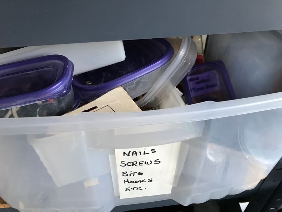 JUST ADDED - Contents Of Everything On Second Shelves From The Right (5 Shelves) - Does Not Include Shelving - See All Photos [Photo 9]