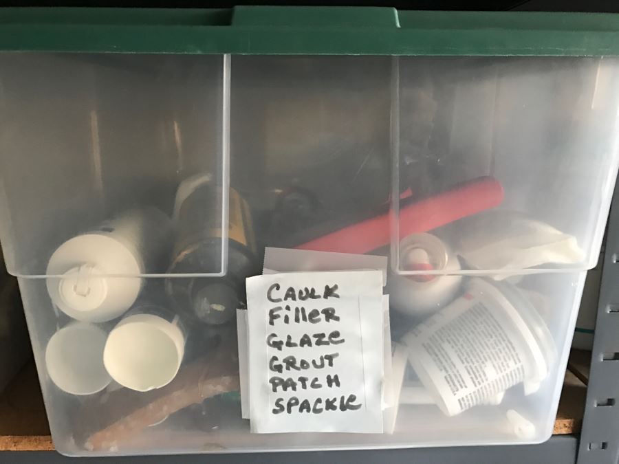 JUST ADDED - Contents Of Everything On Second Shelves From The Right (5 Shelves) - Does Not Include Shelving - See All Photos [Photo 5]