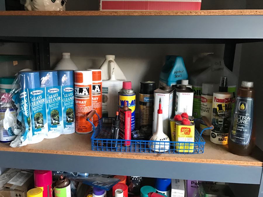 JUST ADDED - Contents Of Everything On Furthest Right Shelves (5 Shelves) - Does Not Include Shelving - See All Photos [Photo 3]