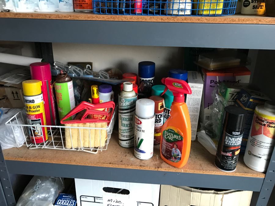 JUST ADDED - Contents Of Everything On Furthest Right Shelves (5 Shelves) - Does Not Include Shelving - See All Photos [Photo 4]