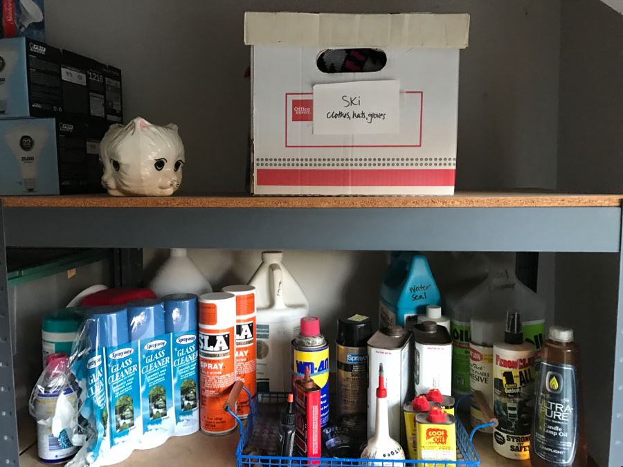 JUST ADDED - Contents Of Everything On Furthest Right Shelves (5 Shelves) - Does Not Include Shelving - See All Photos [Photo 2]