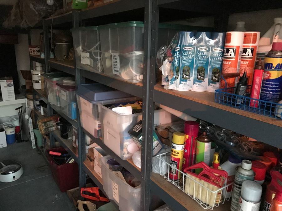 JUST ADDED - Set Of 4 Commercial Metal Shelving Units Sold Empty [Photo 3]