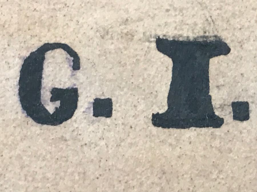 JUST ADDED - Appears To Be A Hand Drawn Map Titled 'G. I. Vagabond Journey Across India' - See Details For More Info - 18.5' X 9.5' [Photo 33]