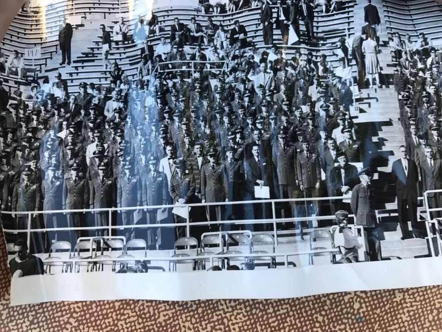 JUST ADDED - Vintage Military Trunk Filled With Various Items Including Personalized Cards From Overseas - See All Photos [Photo 21]