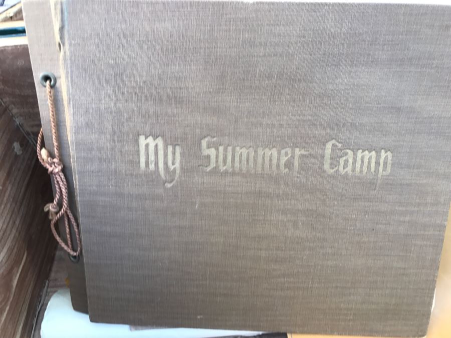 JUST ADDED - Vintage Green Trunk Filled With Various Items Including Log Book Of Every Letter Written By Father To Daughter Serving As Army Nurse In WWII, Coins, Wallet, Diplomas, Vintage 1940s Newsweek And TIME Magazines And More - See All Photos [Photo 27]