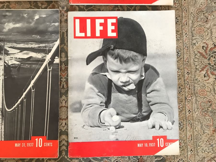 JUST ADDED -  Set Of 6 Vintage 1930's LIFE Magazines In Great Condition [Photo 13]