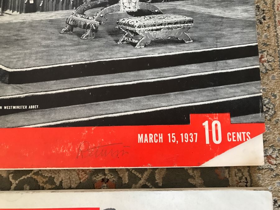 JUST ADDED -  Set Of 6 Vintage 1930's LIFE Magazines In Great Condition [Photo 8]