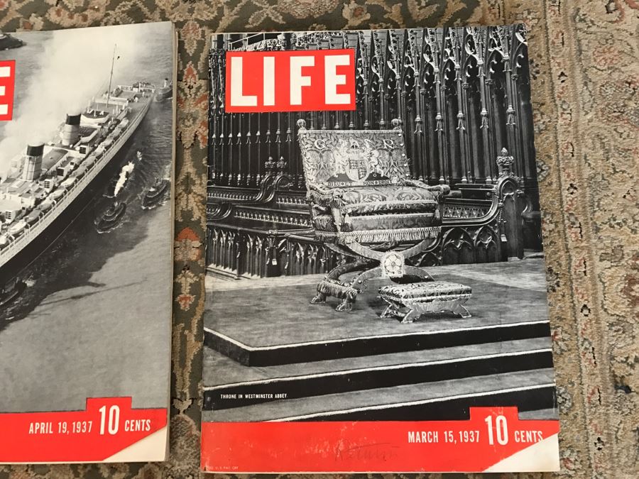 JUST ADDED -  Set Of 6 Vintage 1930's LIFE Magazines In Great Condition [Photo 7]