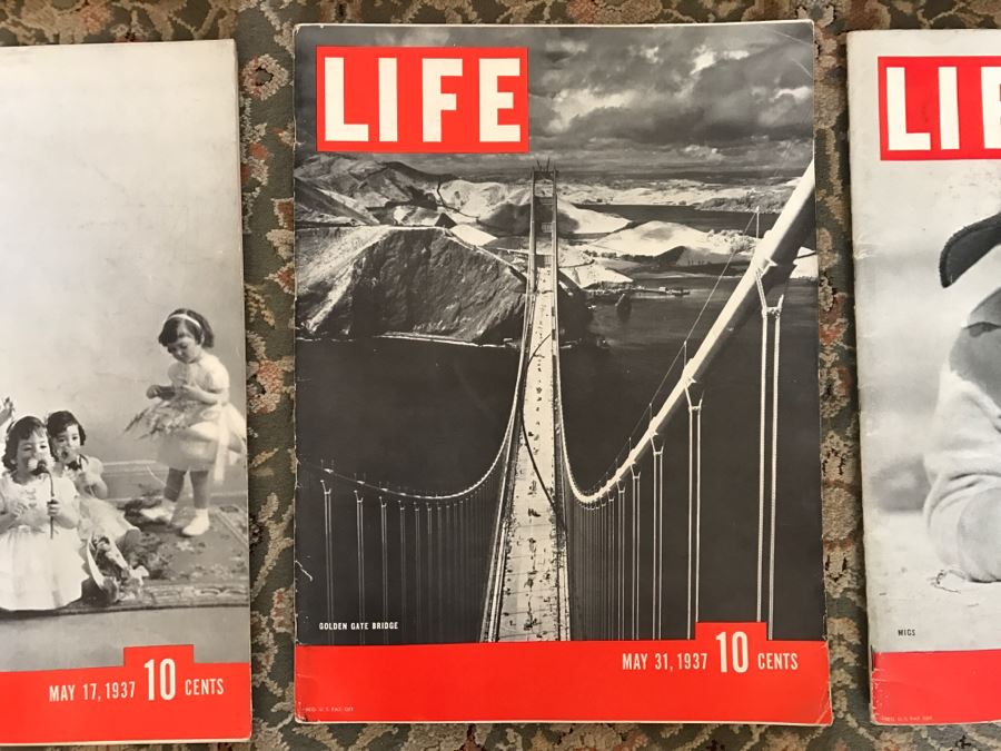 JUST ADDED -  Set Of 6 Vintage 1930's LIFE Magazines In Great Condition [Photo 11]