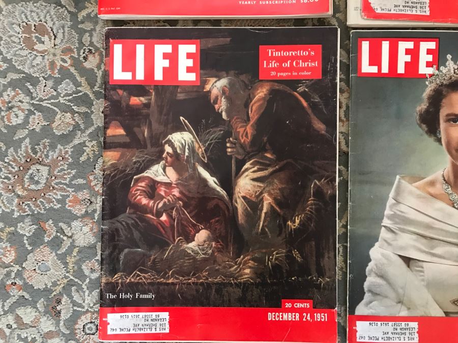JUST ADDED - Set Of 4 Vintage 1940's/50's LIFE Magazines [Photo 4]