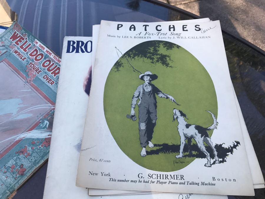 JUST ADDED - Collection Of Various Sheet Music Including Army Nurse Corps Song Book - See All Photos [Photo 18]