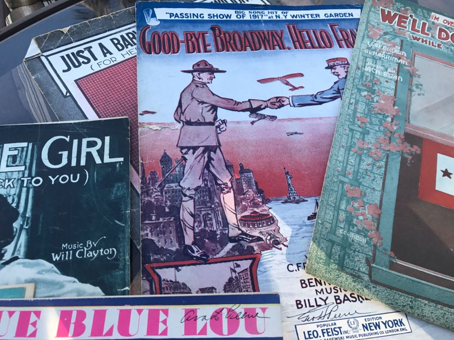 JUST ADDED - Collection Of Various Sheet Music Including Army Nurse Corps Song Book - See All Photos [Photo 12]