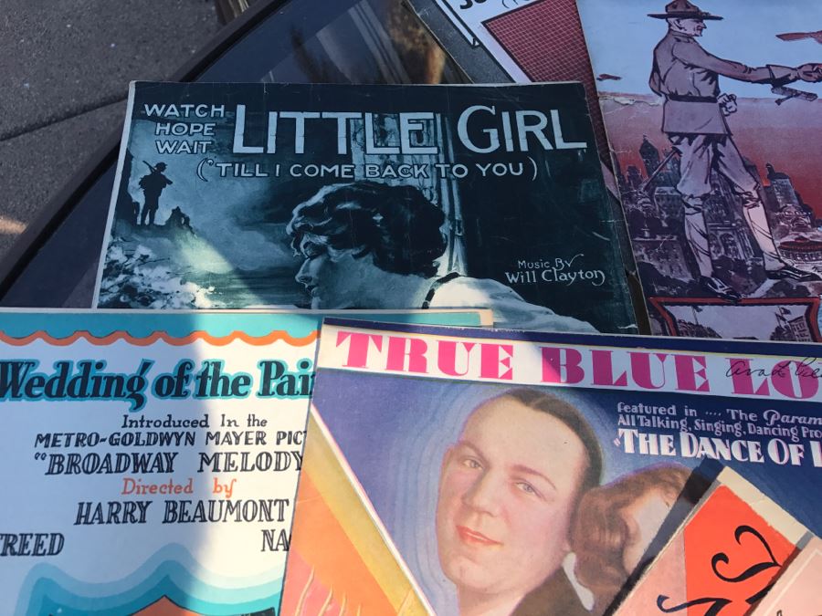 JUST ADDED - Collection Of Various Sheet Music Including Army Nurse Corps Song Book - See All Photos [Photo 11]