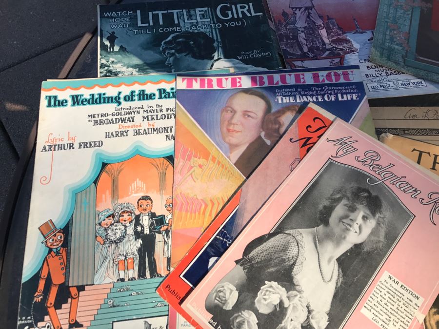 JUST ADDED - Collection Of Various Sheet Music Including Army Nurse Corps Song Book - See All Photos [Photo 10]