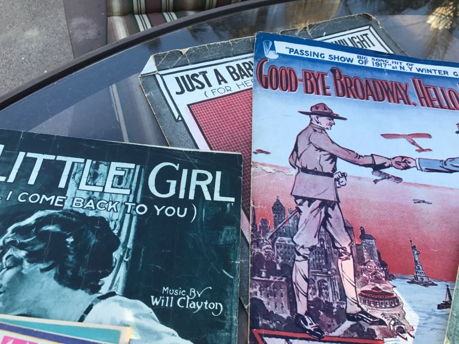 JUST ADDED - Collection Of Various Sheet Music Including Army Nurse Corps Song Book - See All Photos [Photo 13]