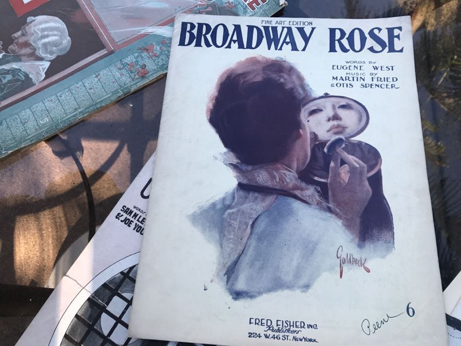 JUST ADDED - Collection Of Various Sheet Music Including Army Nurse Corps Song Book - See All Photos [Photo 19]