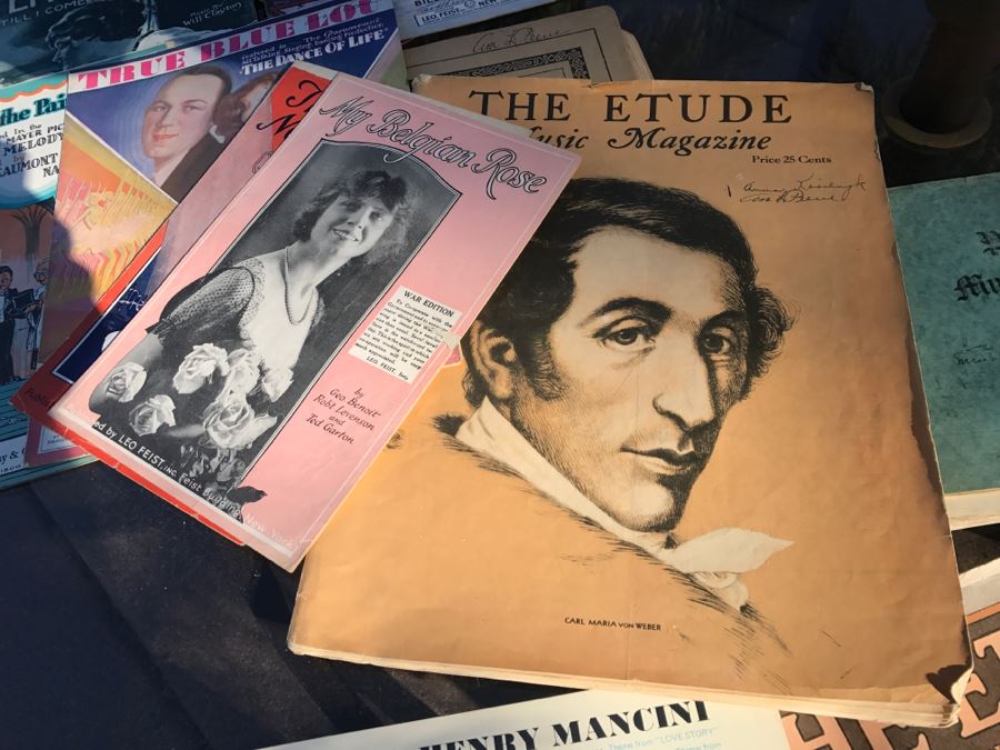 JUST ADDED - Collection Of Various Sheet Music Including Army Nurse Corps Song Book - See All Photos [Photo 8]