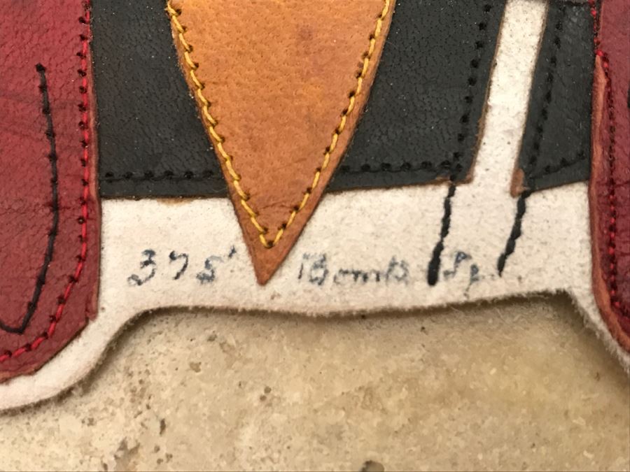 JUST ADDED - Vintage WWII 375th Bombardment Squadron Handmade Patch [Photo 7]