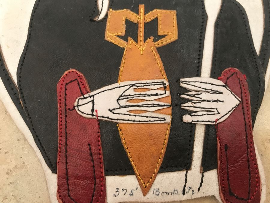 JUST ADDED - Vintage WWII 375th Bombardment Squadron Handmade Patch [Photo 6]